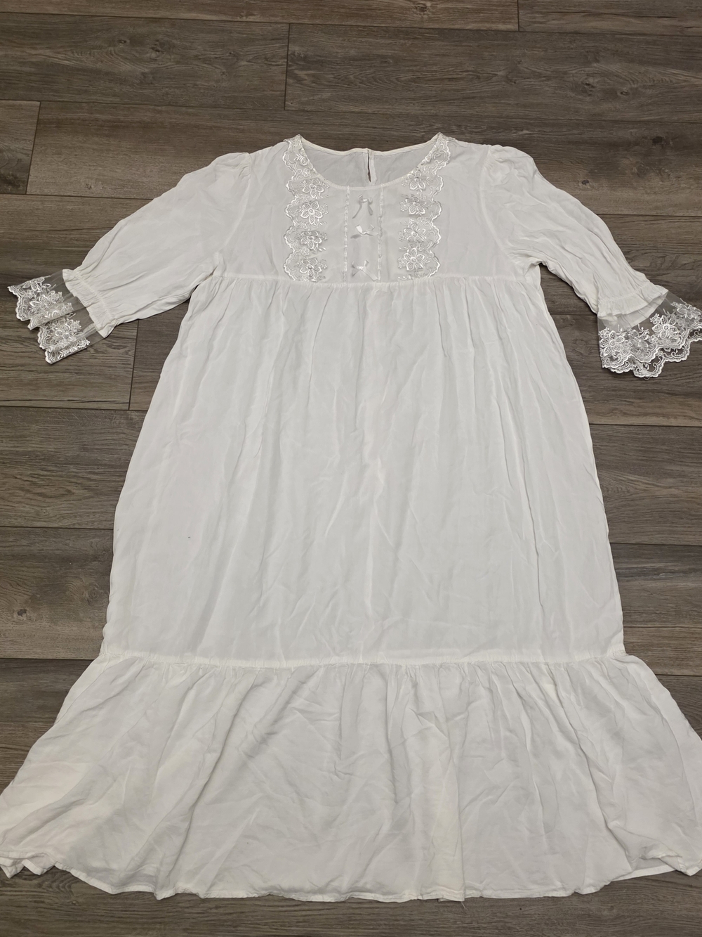 Eileen West Vintage White Cotton Lawn Ballet Nightgown